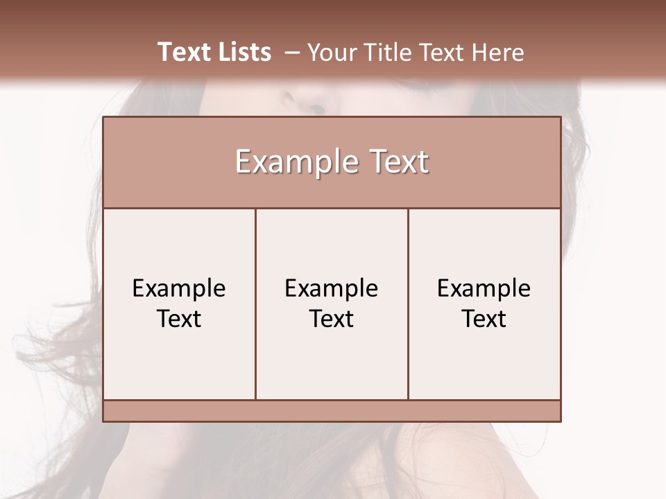 Clothes Ringlet Eye PowerPoint Template