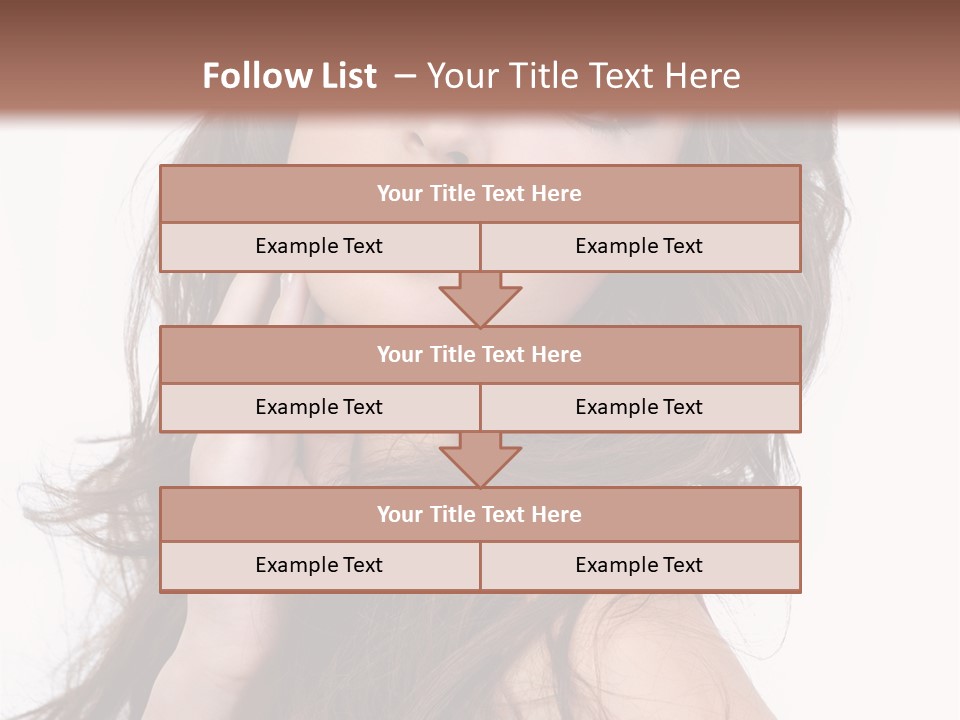 Clothes Ringlet Eye PowerPoint Template