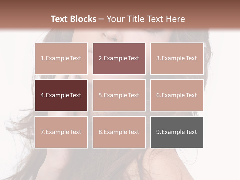 Clothes Ringlet Eye PowerPoint Template