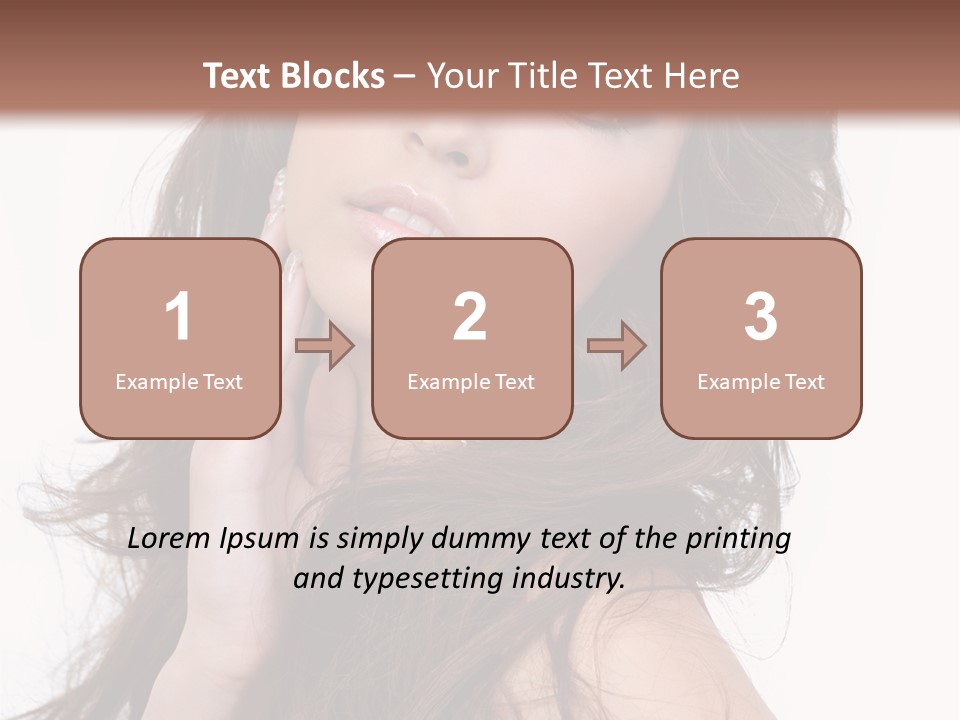 Clothes Ringlet Eye PowerPoint Template