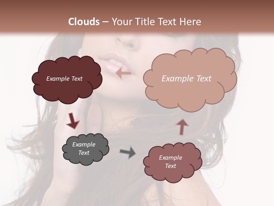 Clothes Ringlet Eye PowerPoint Template