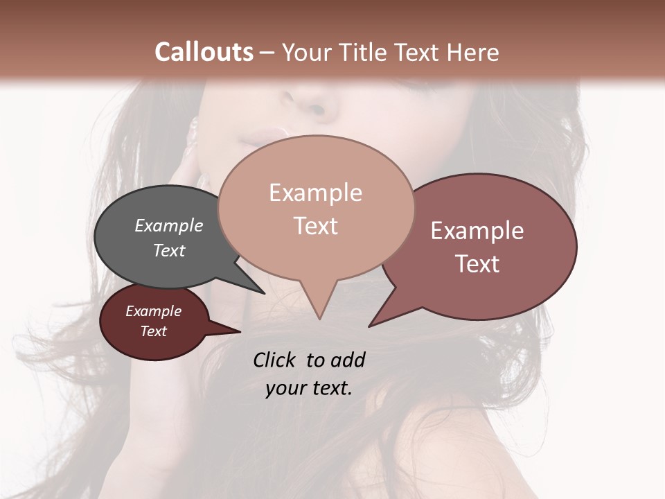 Clothes Ringlet Eye PowerPoint Template