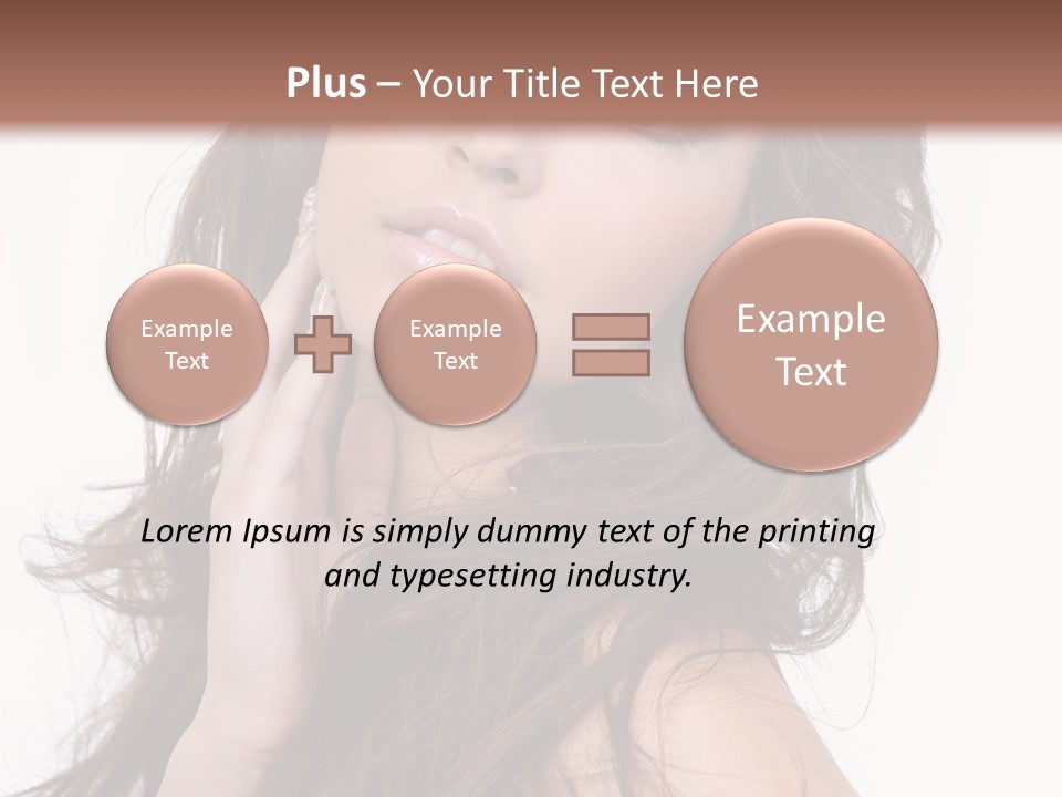 Clothes Ringlet Eye PowerPoint Template