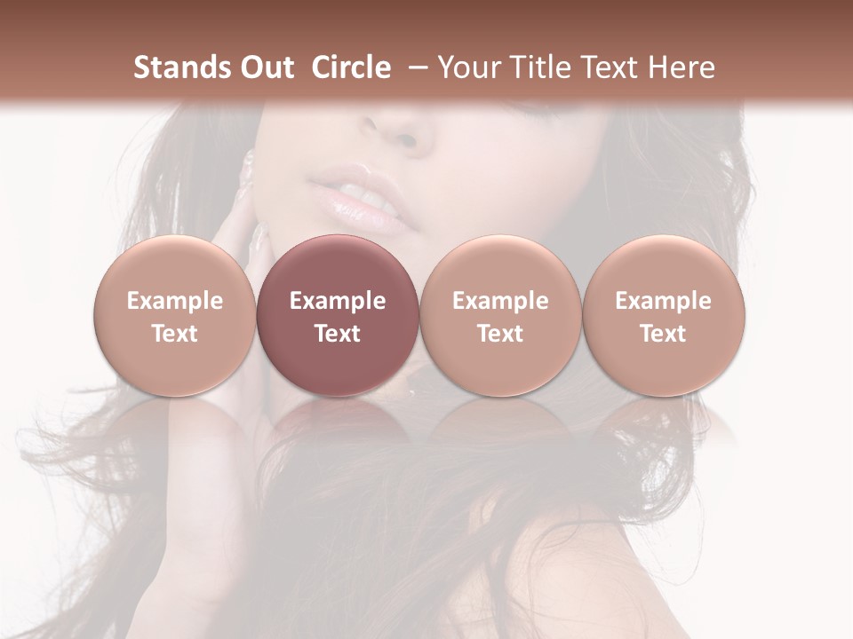 Clothes Ringlet Eye PowerPoint Template