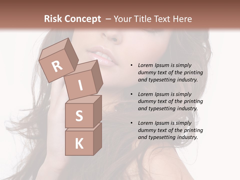 Clothes Ringlet Eye PowerPoint Template