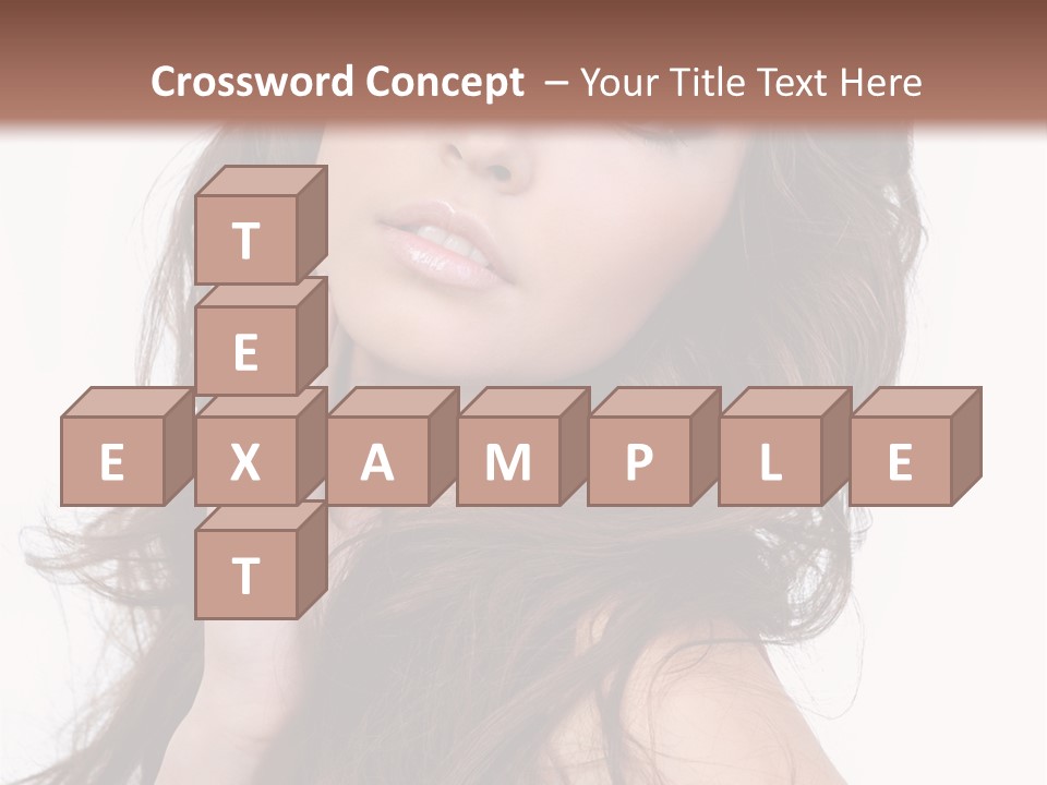 Clothes Ringlet Eye PowerPoint Template