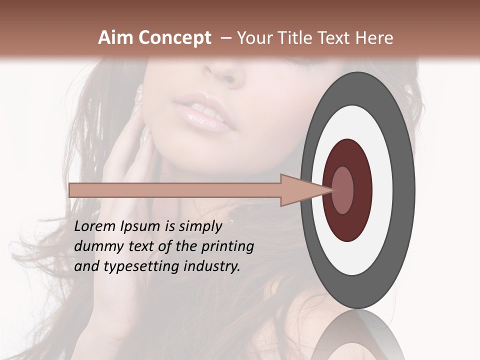 Clothes Ringlet Eye PowerPoint Template