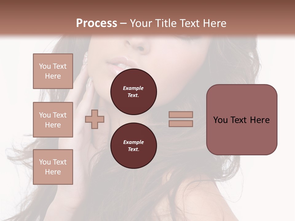 Clothes Ringlet Eye PowerPoint Template