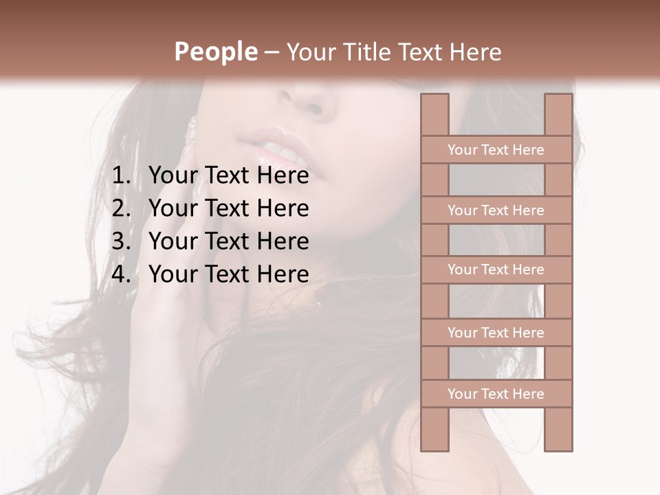 Clothes Ringlet Eye PowerPoint Template