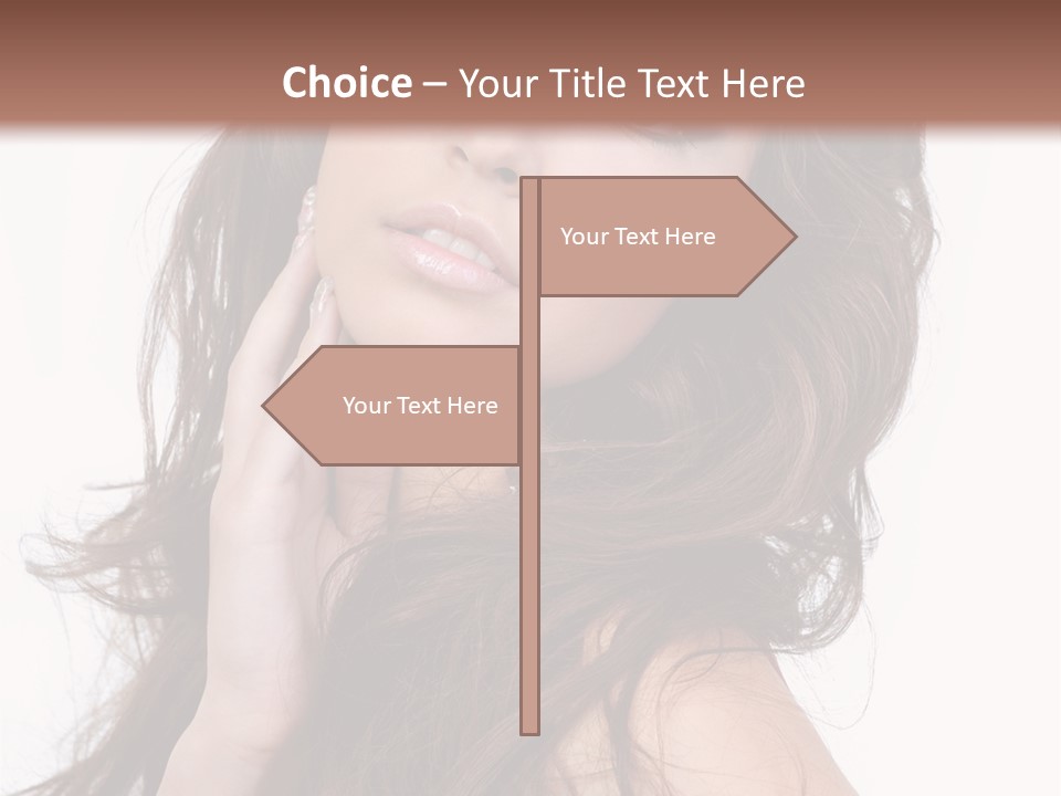 Clothes Ringlet Eye PowerPoint Template