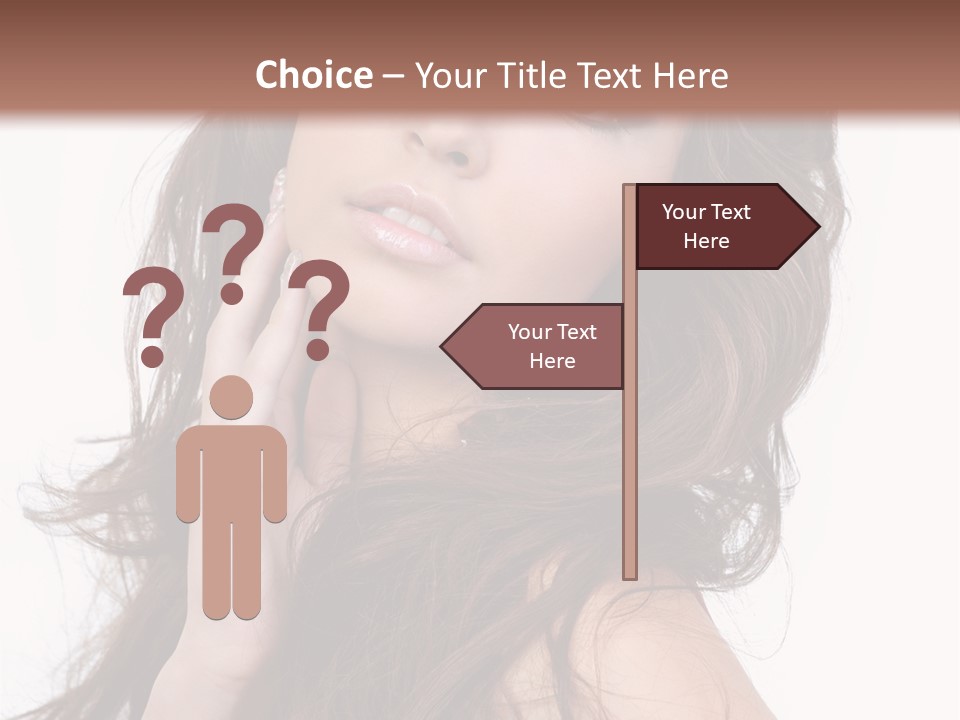 Clothes Ringlet Eye PowerPoint Template