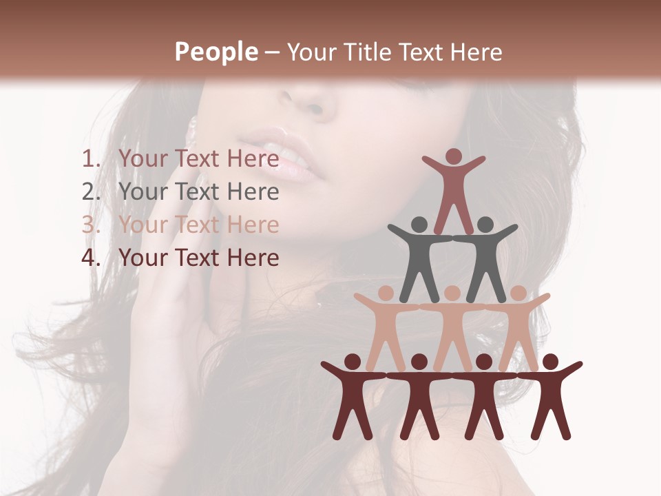 Clothes Ringlet Eye PowerPoint Template