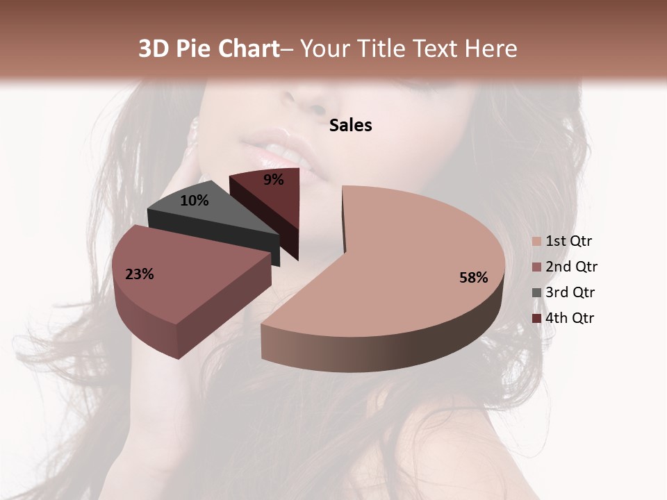 Clothes Ringlet Eye PowerPoint Template