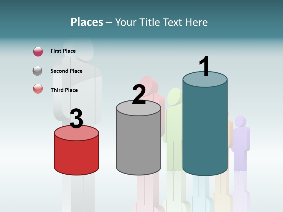 Success Men Crowd PowerPoint Template