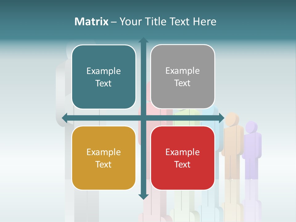 Success Men Crowd PowerPoint Template