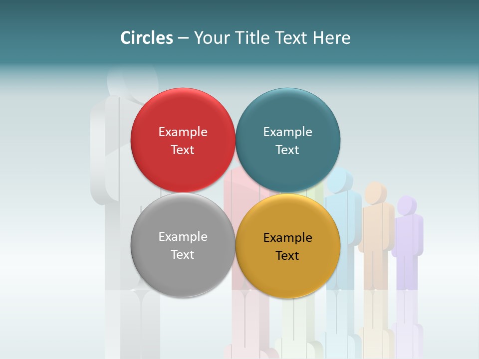 Success Men Crowd PowerPoint Template