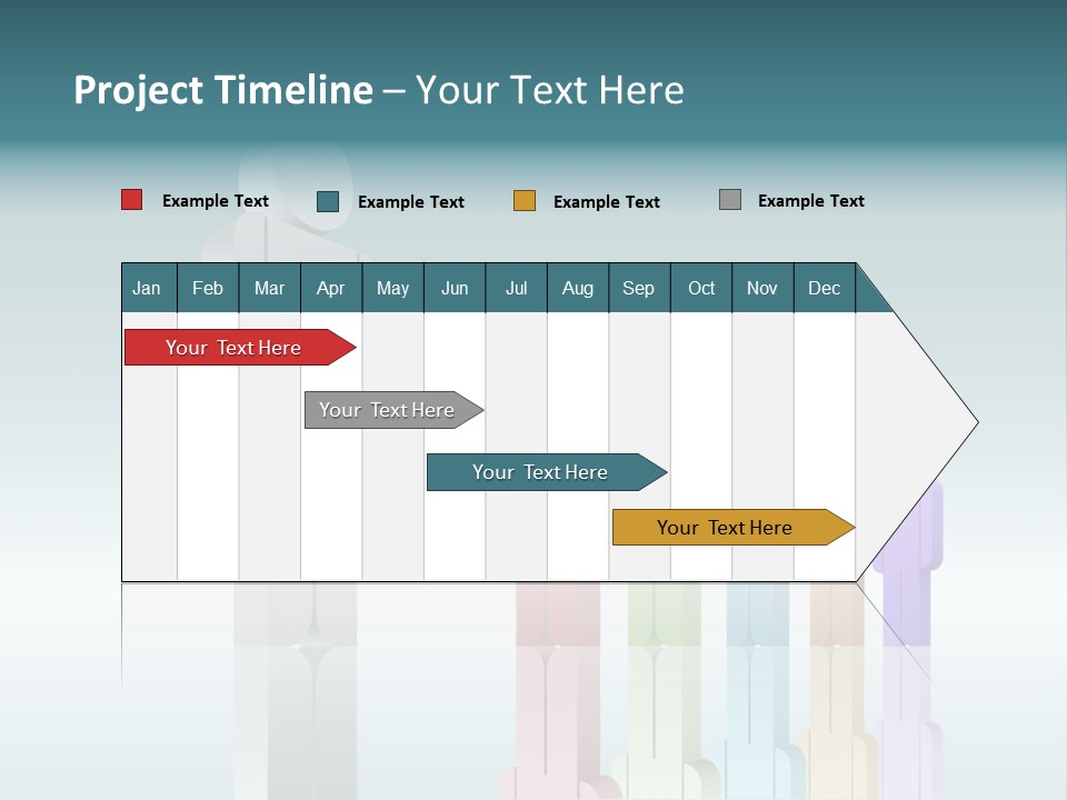 Success Men Crowd PowerPoint Template