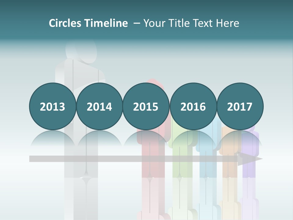 Success Men Crowd PowerPoint Template