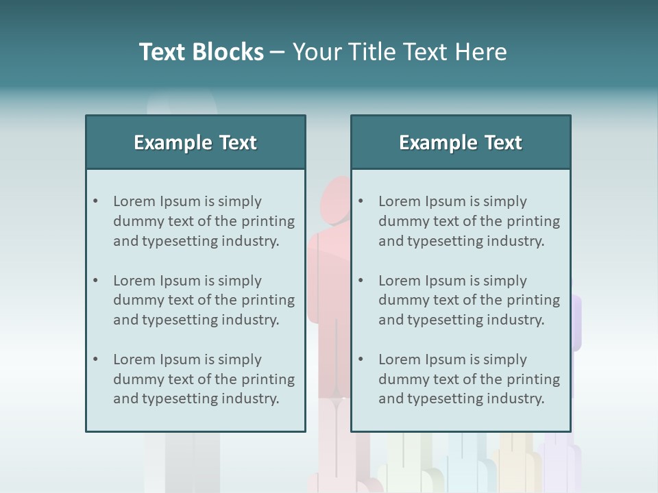 Success Men Crowd PowerPoint Template