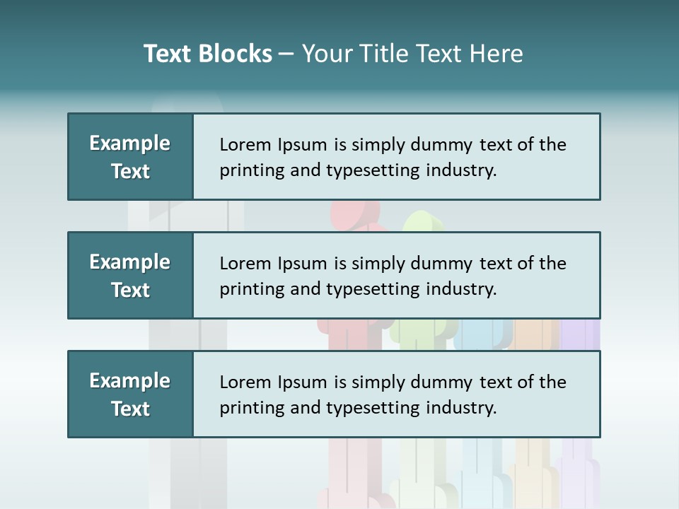 Success Men Crowd PowerPoint Template