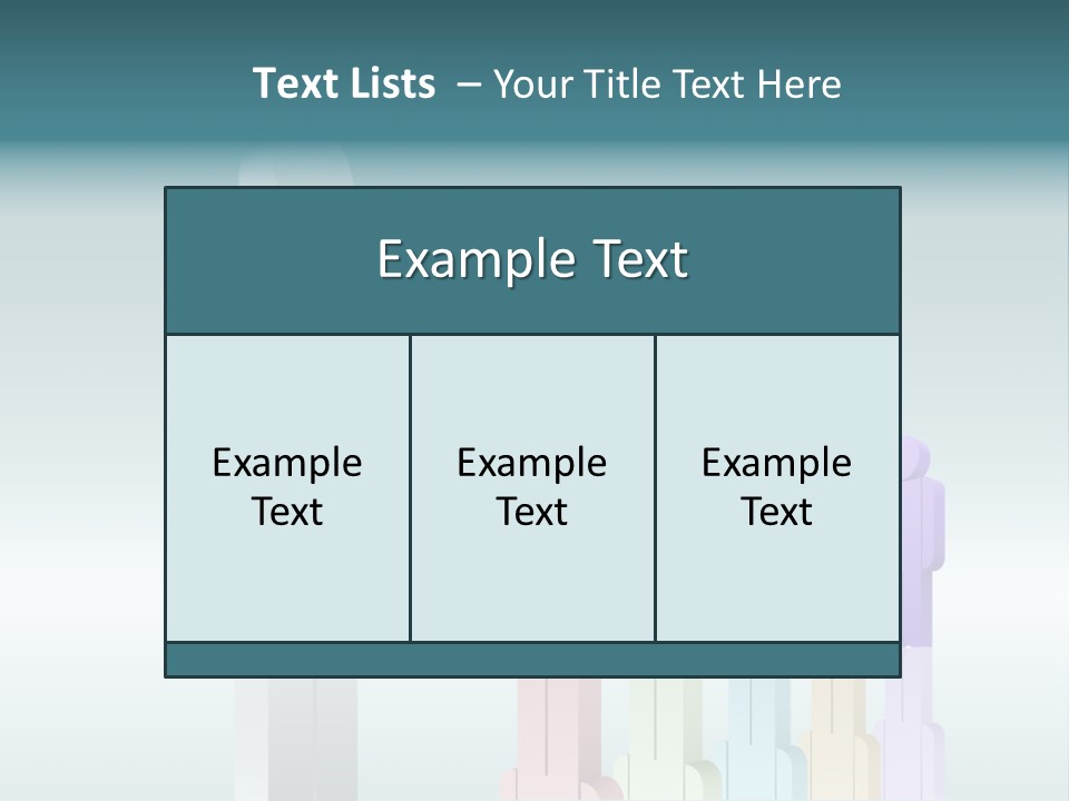 Success Men Crowd PowerPoint Template