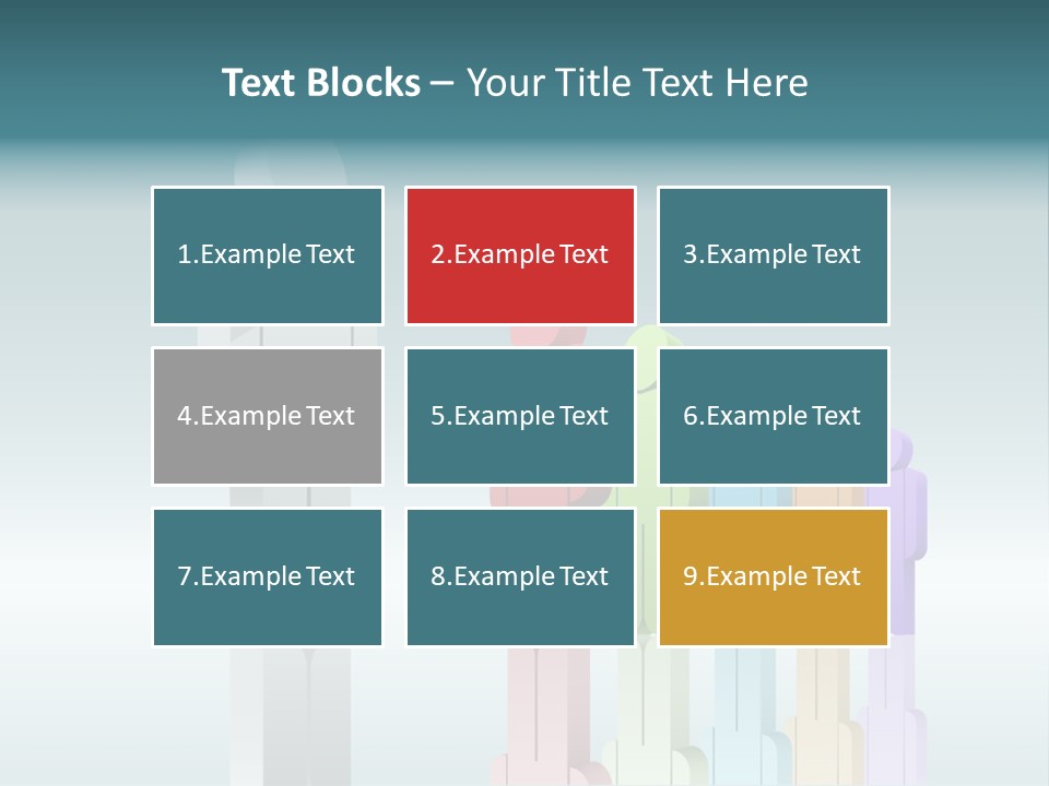 Success Men Crowd PowerPoint Template