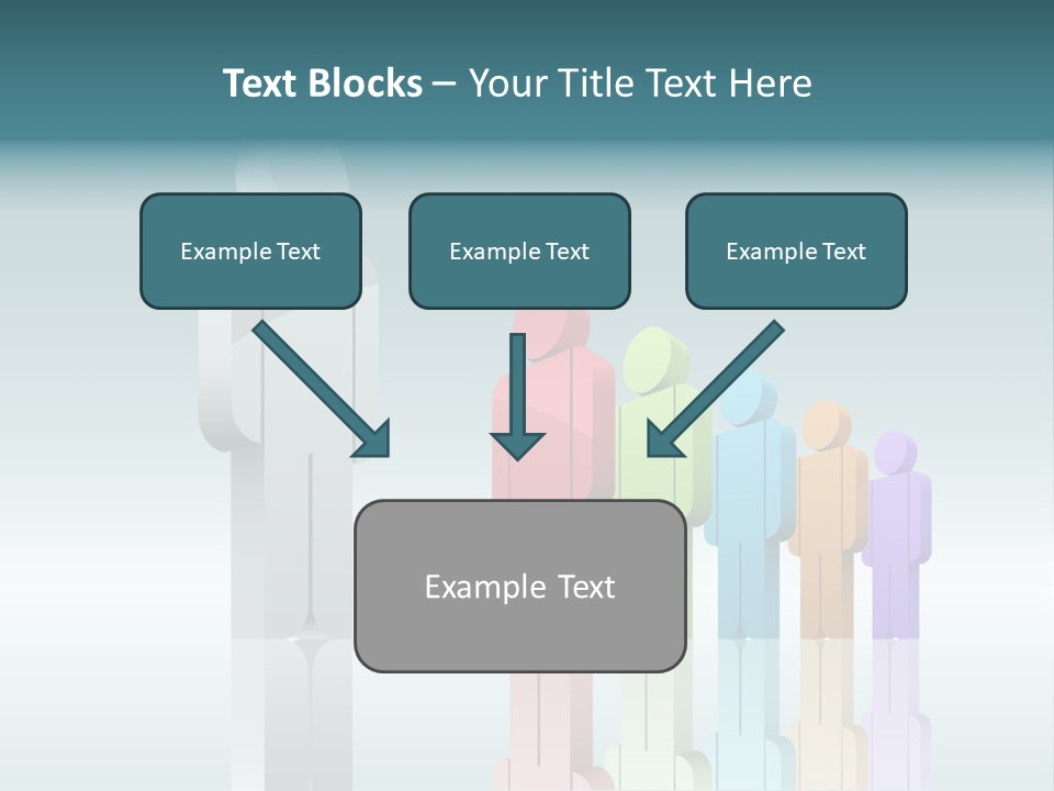 Success Men Crowd PowerPoint Template