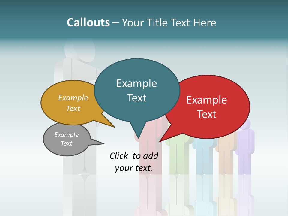 Success Men Crowd PowerPoint Template