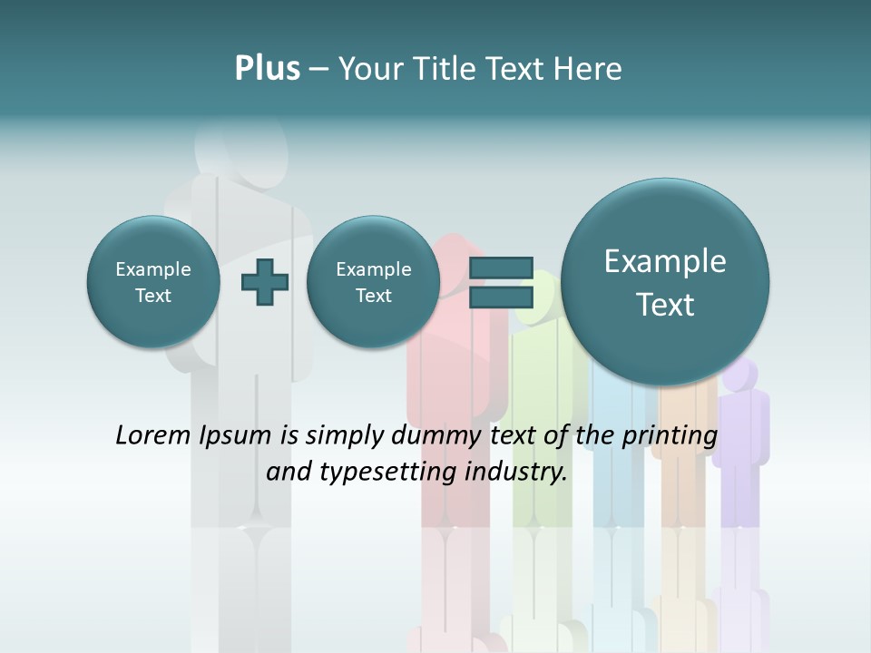 Success Men Crowd PowerPoint Template