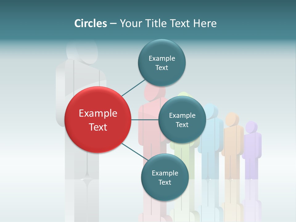 Success Men Crowd PowerPoint Template