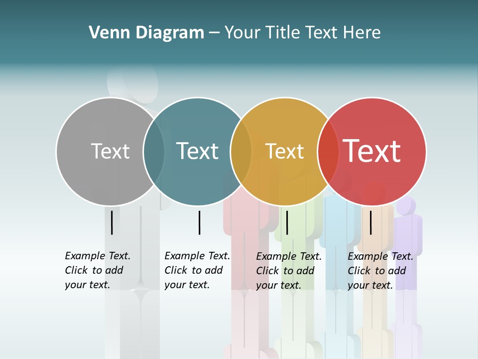 Success Men Crowd PowerPoint Template