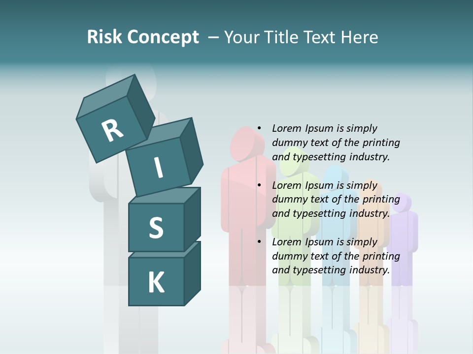 Success Men Crowd PowerPoint Template