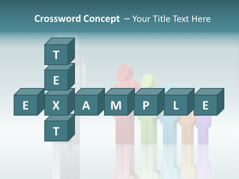 Success Men Crowd PowerPoint Template