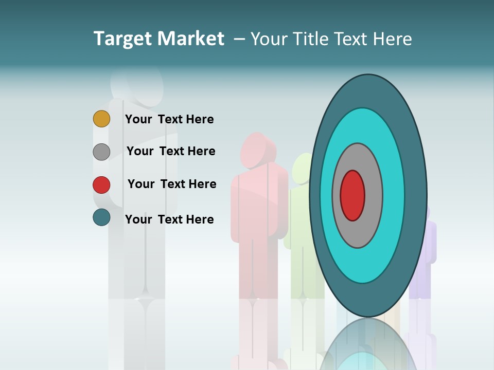 Success Men Crowd PowerPoint Template