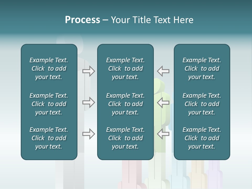Success Men Crowd PowerPoint Template