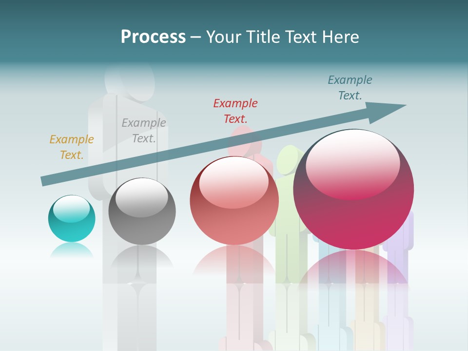 Success Men Crowd PowerPoint Template