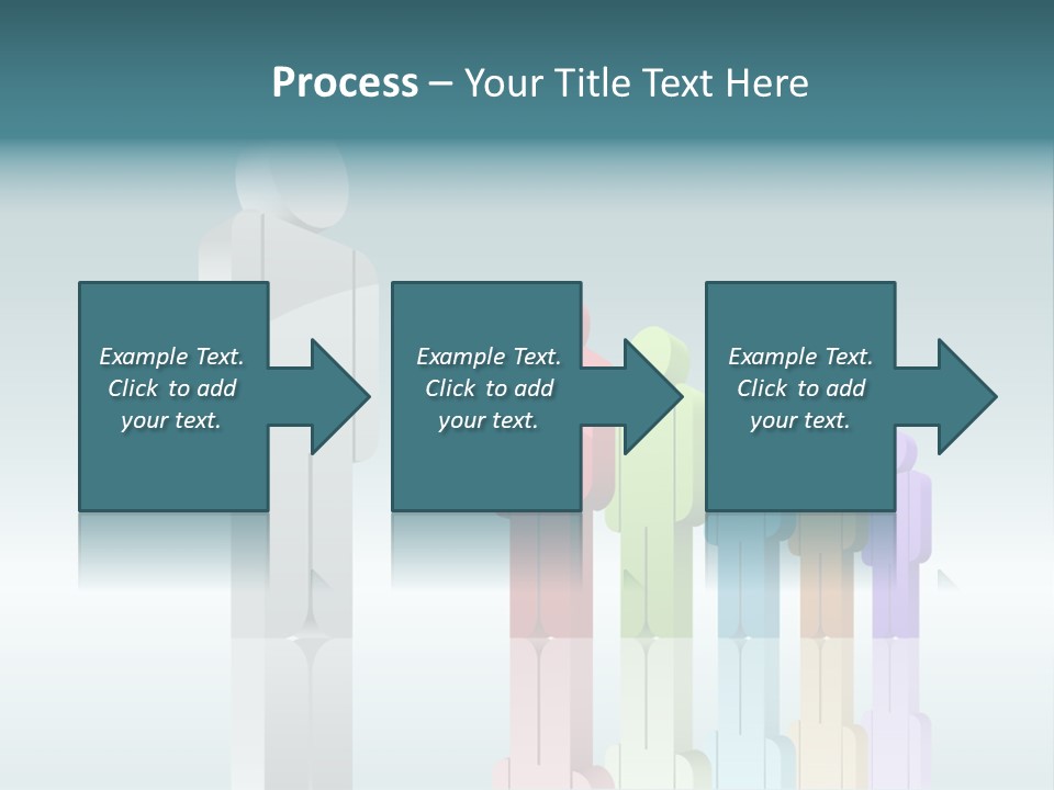 Success Men Crowd PowerPoint Template