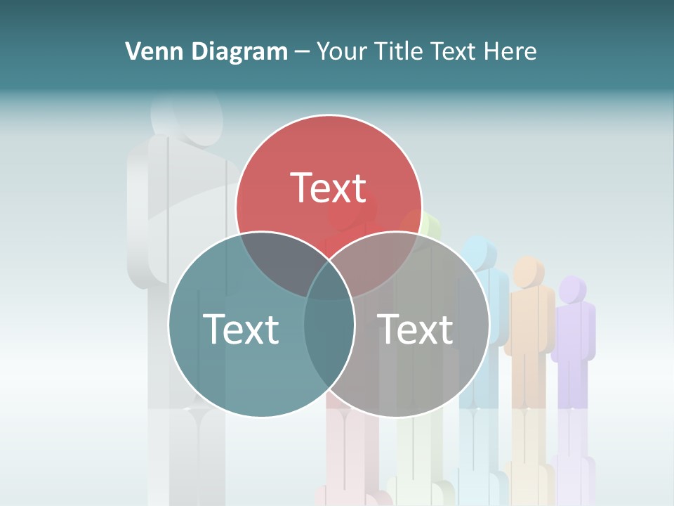 Success Men Crowd PowerPoint Template