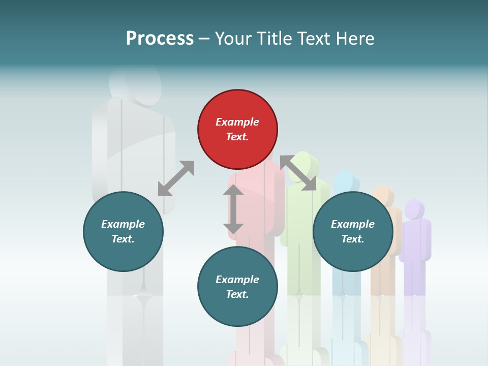 Success Men Crowd PowerPoint Template