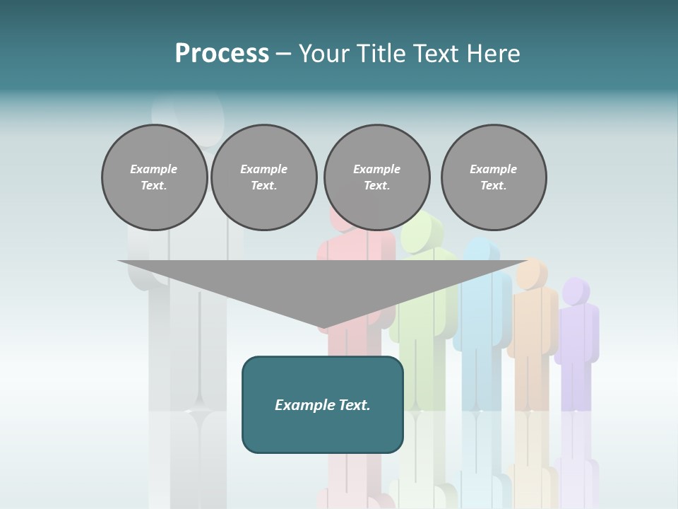 Success Men Crowd PowerPoint Template