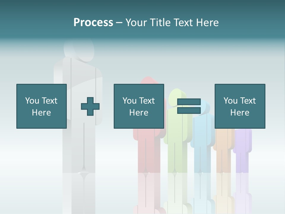 Success Men Crowd PowerPoint Template