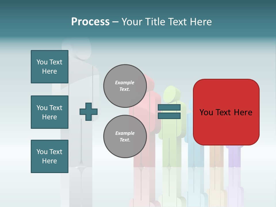 Success Men Crowd PowerPoint Template