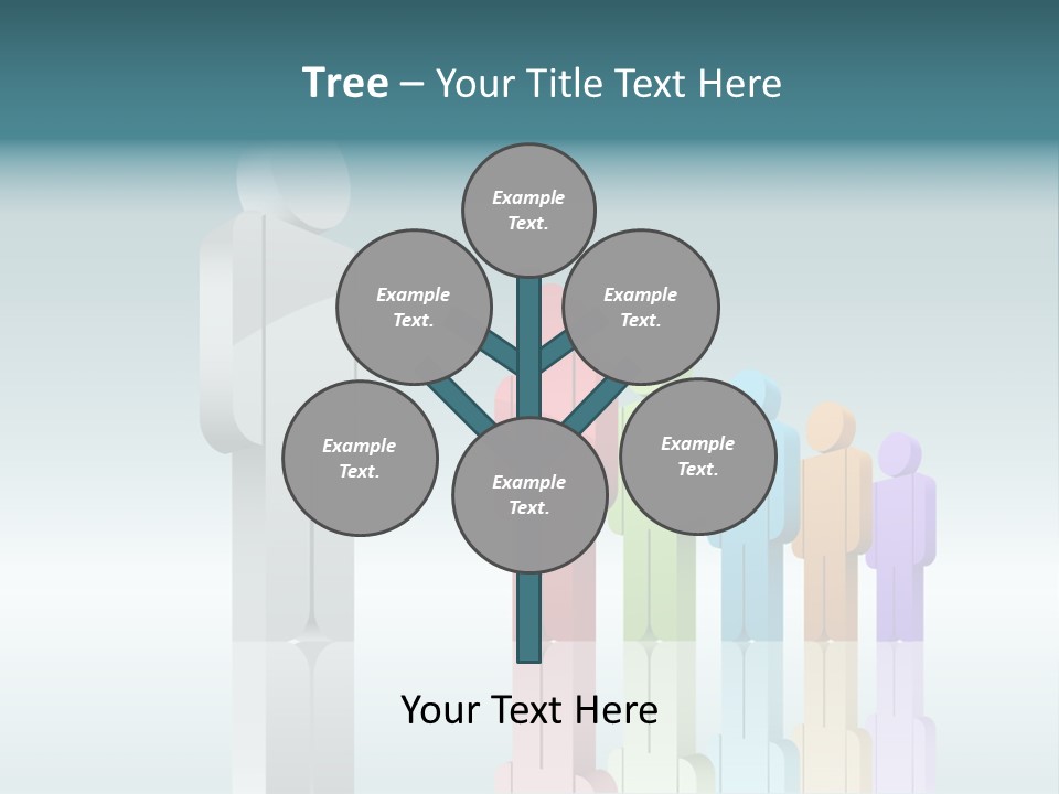 Success Men Crowd PowerPoint Template