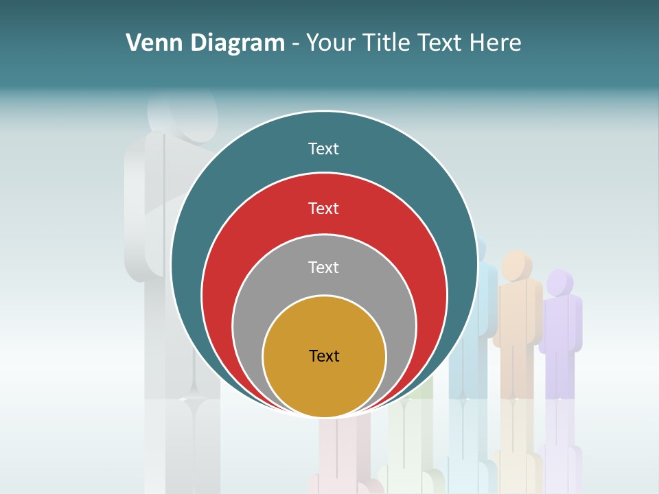 Success Men Crowd PowerPoint Template
