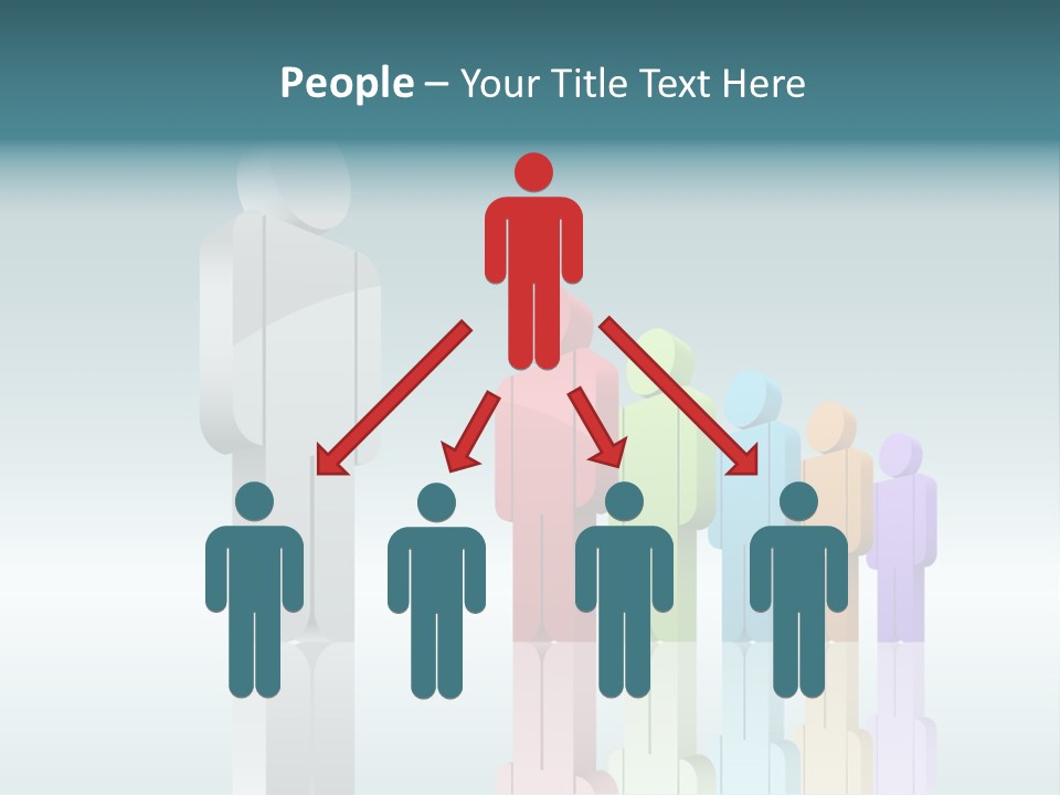 Success Men Crowd PowerPoint Template