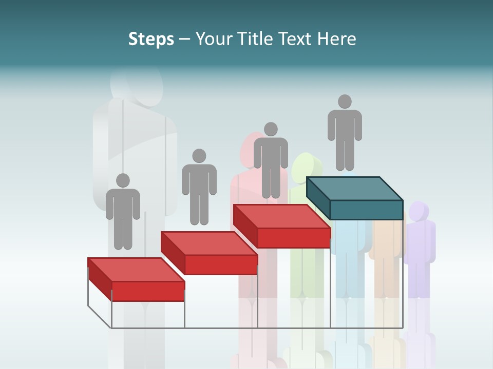 Success Men Crowd PowerPoint Template