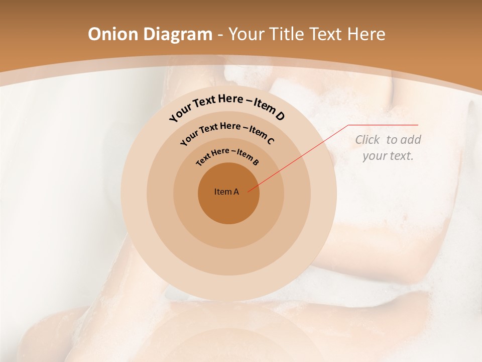 A Woman Sitting In A Bathtub With Foam On Her Feet PowerPoint Template