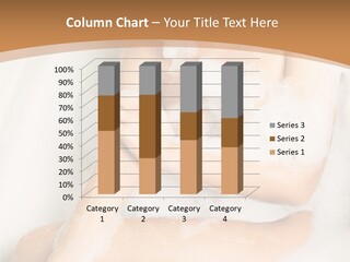 A Woman Sitting In A Bathtub With Foam On Her Feet PowerPoint Template