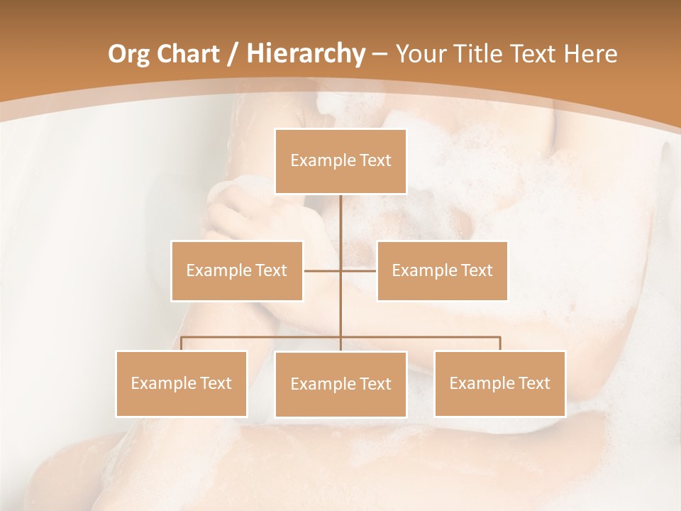 A Woman Sitting In A Bathtub With Foam On Her Feet PowerPoint Template