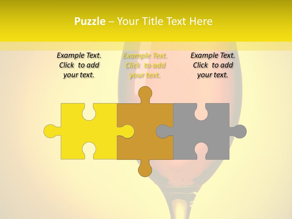 Golden White Pub PowerPoint Template